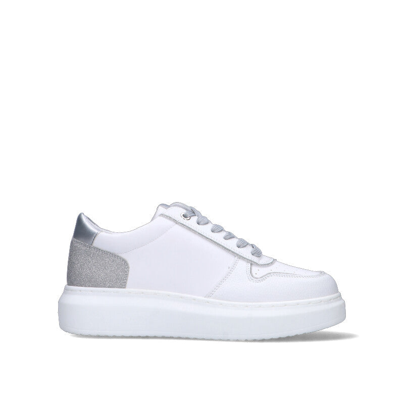FRICKY Sneaker donna bianca/argento