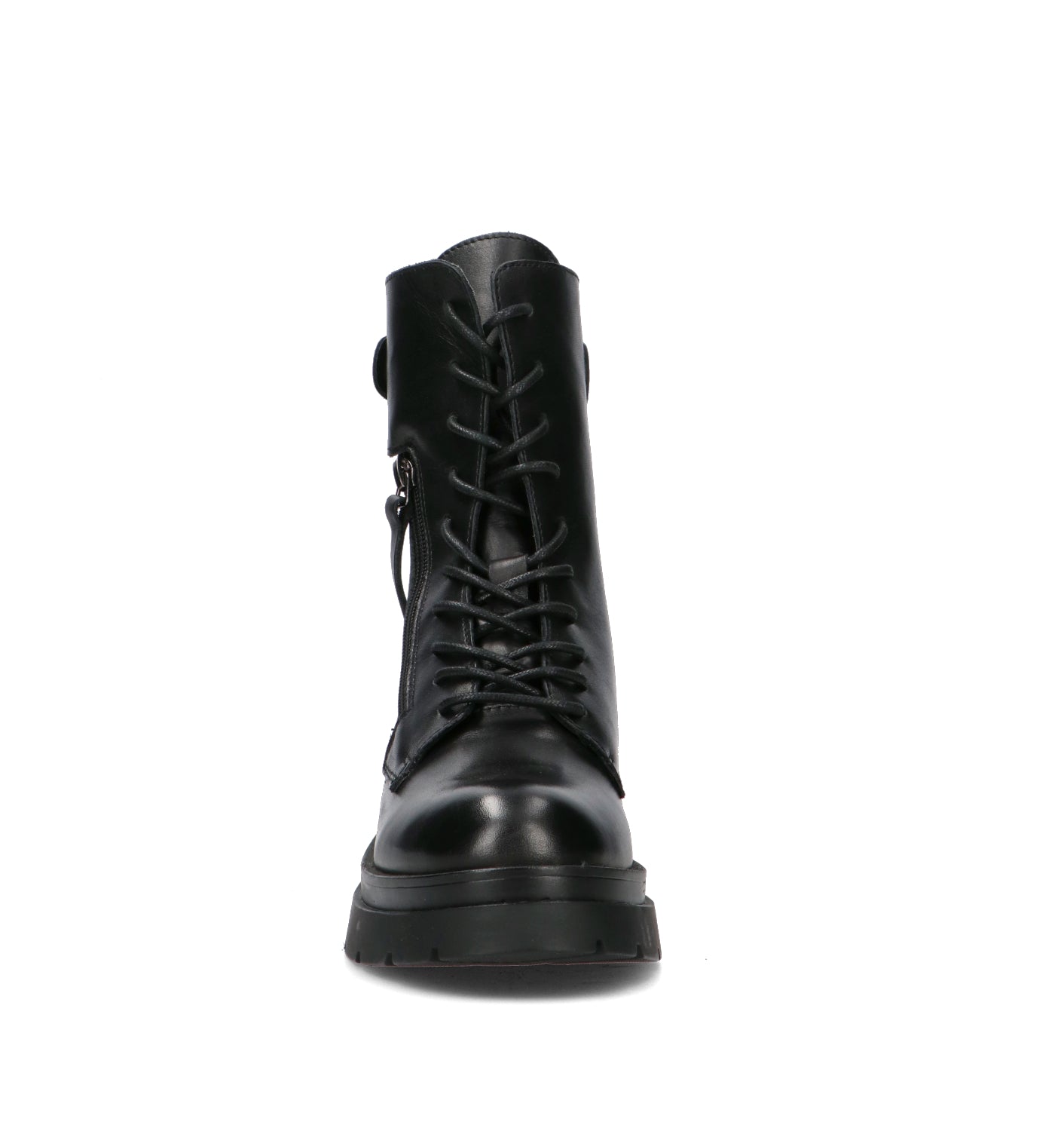 FRICKY Anfibio donna nero in pelle