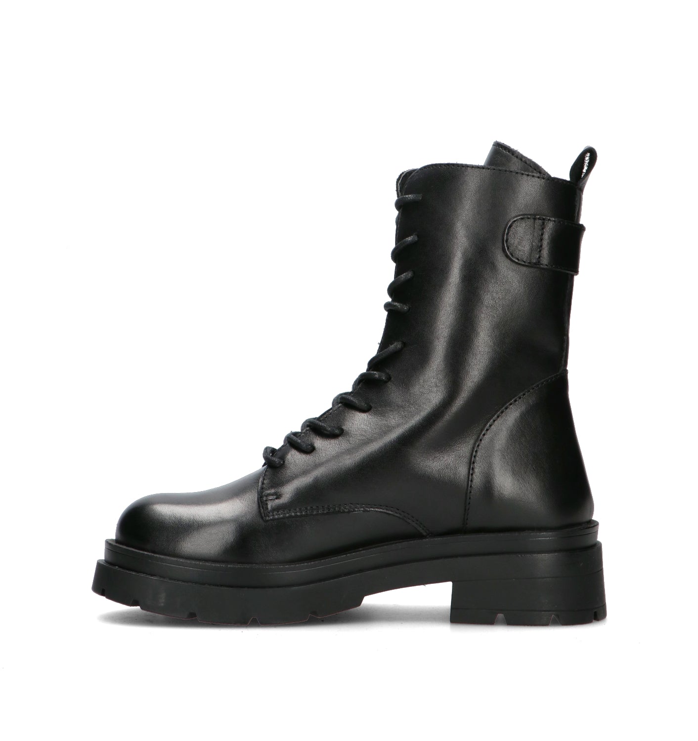 FRICKY Anfibio donna nero in pelle