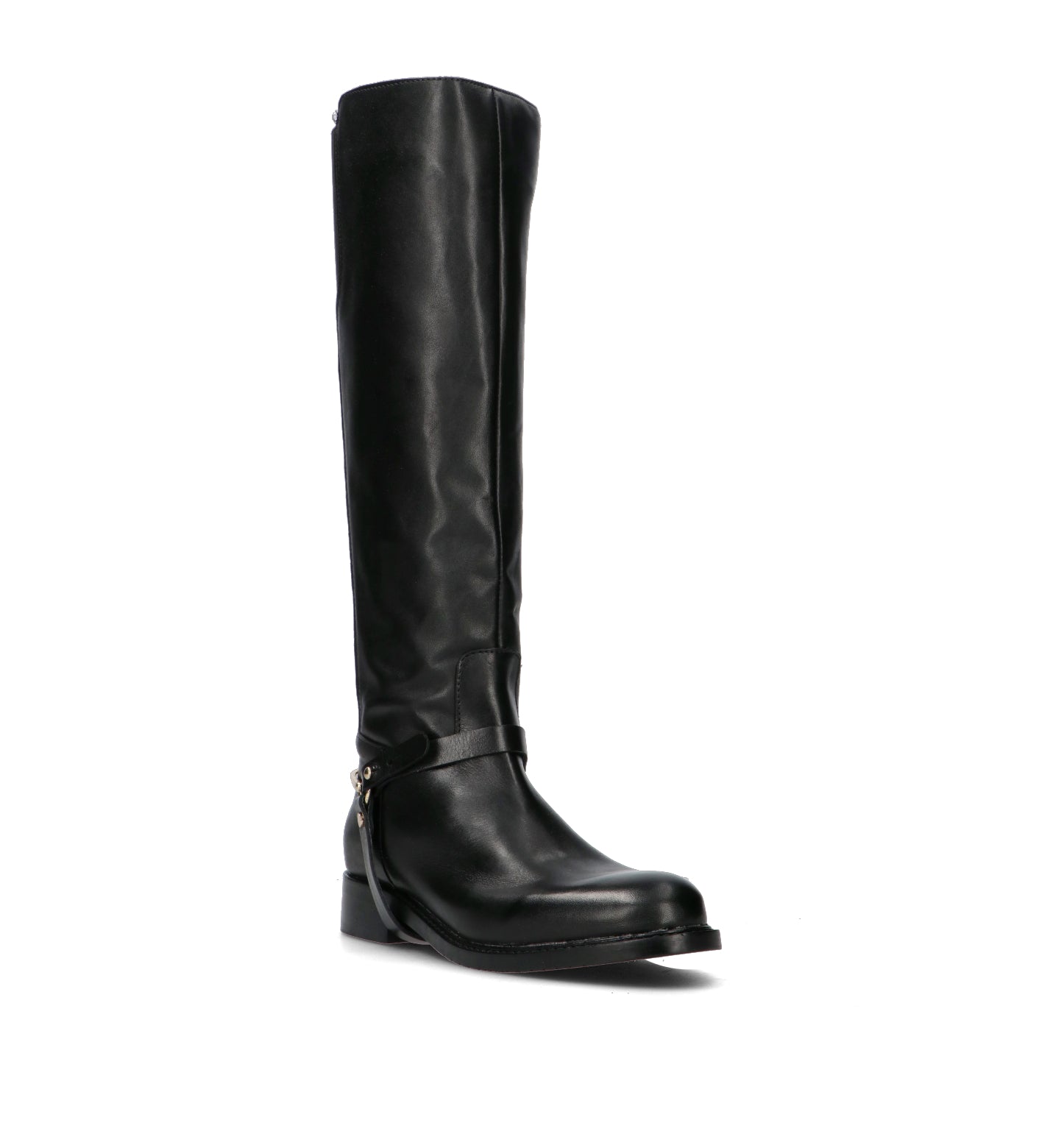 FRICKY Stivale donna nero in pelle
