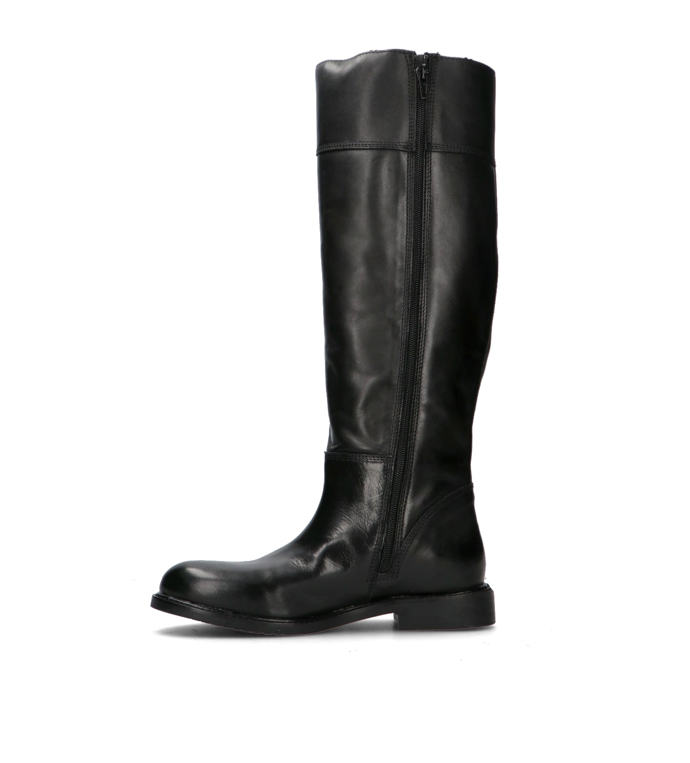 FRICKY Stivale donna nero in pelle