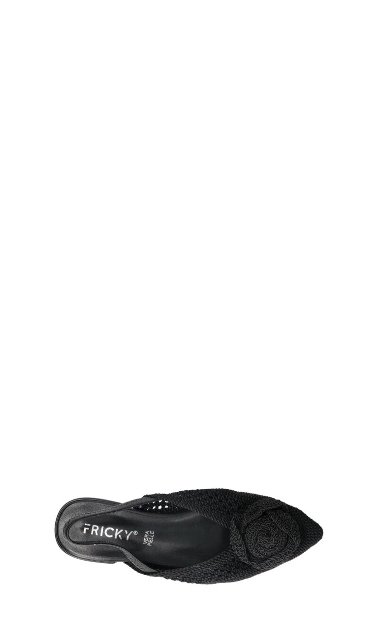 FRICKY Slingback donna nera