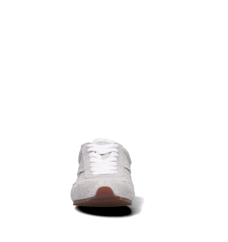 FRICKY Sneaker donna bianca in suede