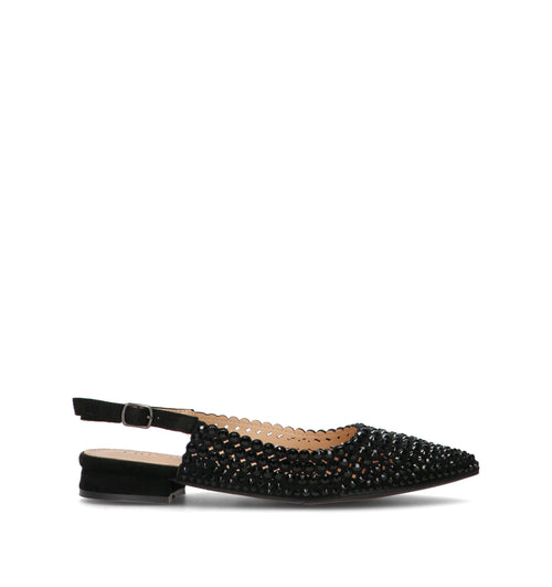 FRICKY Slingback donna nera