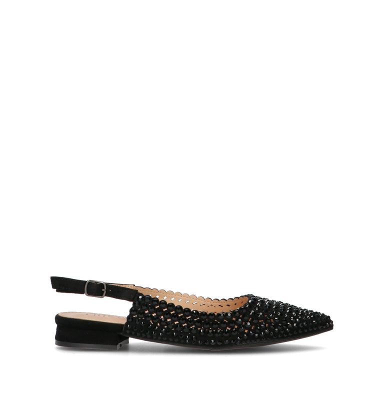 FRICKY Slingback donna nera