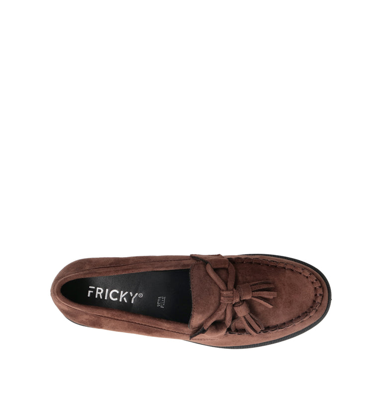 FRICKY Mocassino donna marrone