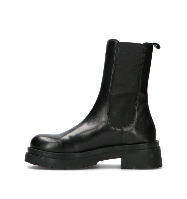 FRICKY Beatles donna nero in pelle