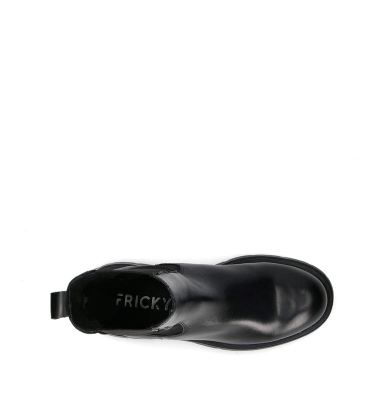 FRICKY Beatles donna nero in pelle