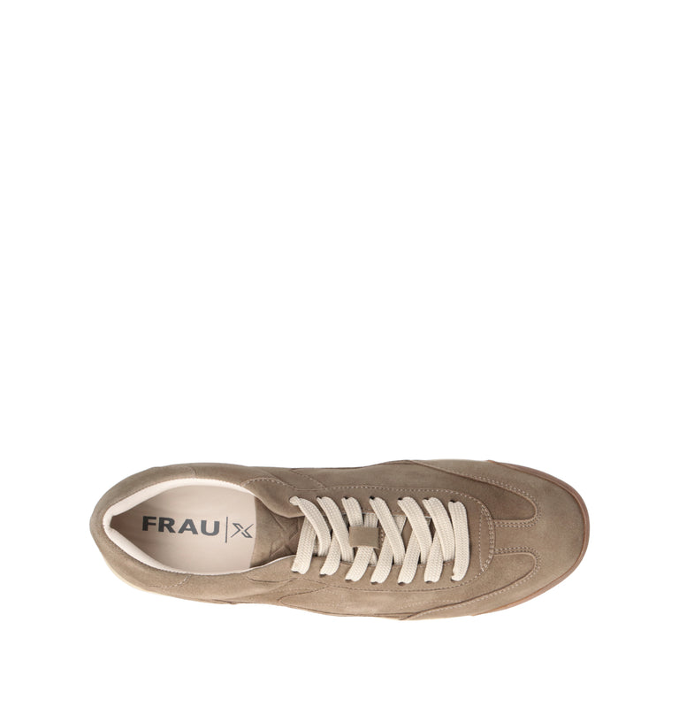 FRAU Sneaker uomo sabbia in suede