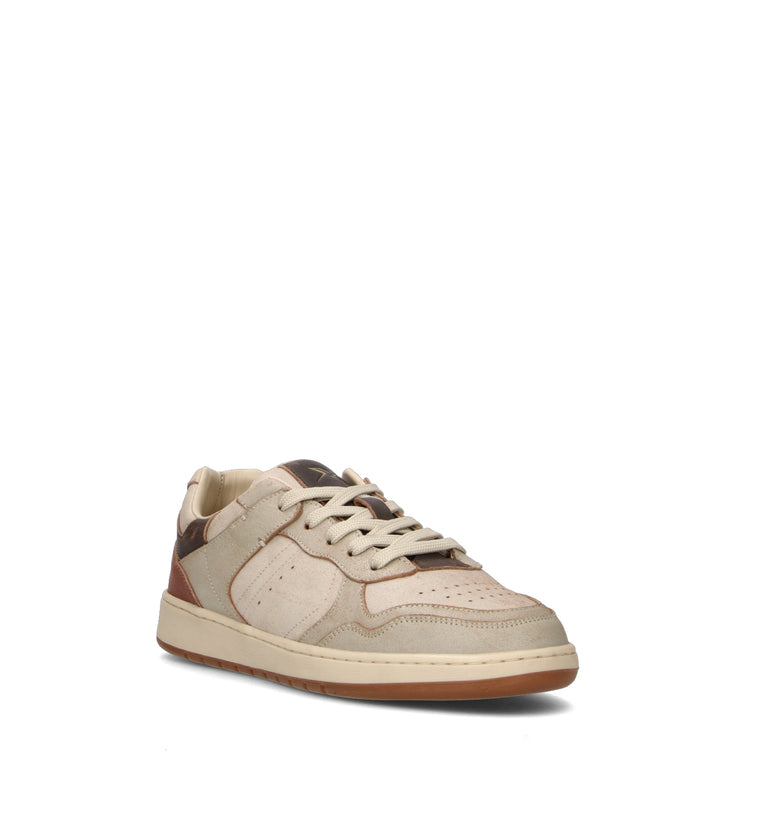 FRAU Sneaker uomo beige in pelle