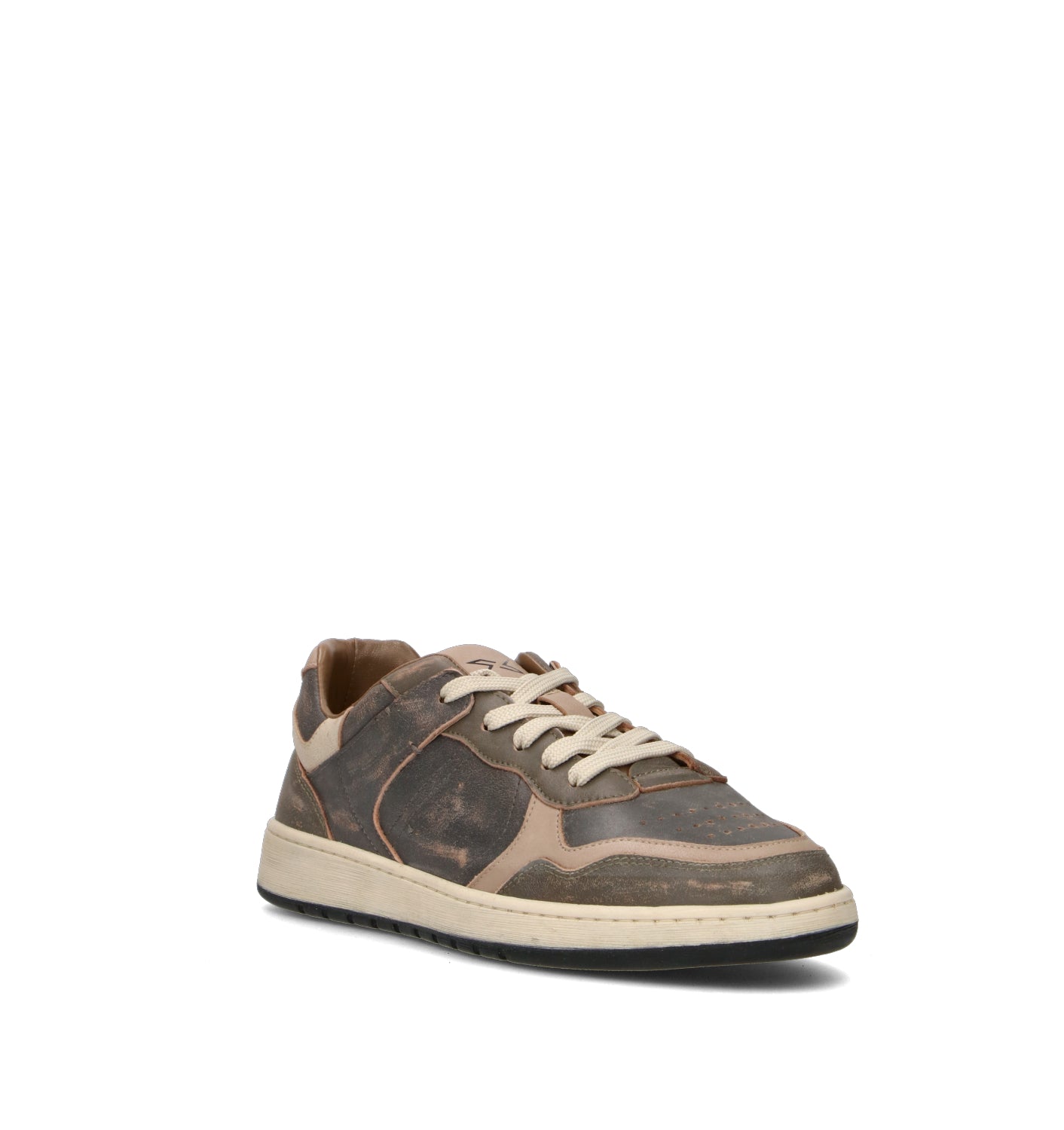 FRAU Sneaker uomo khaki in pelle