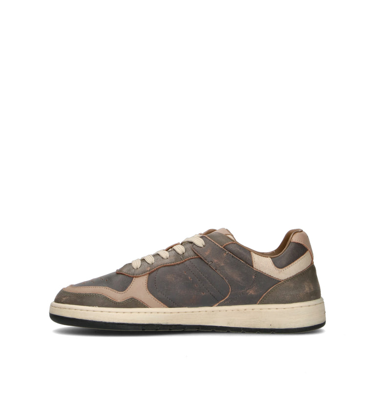 FRAU Sneaker uomo khaki in pelle