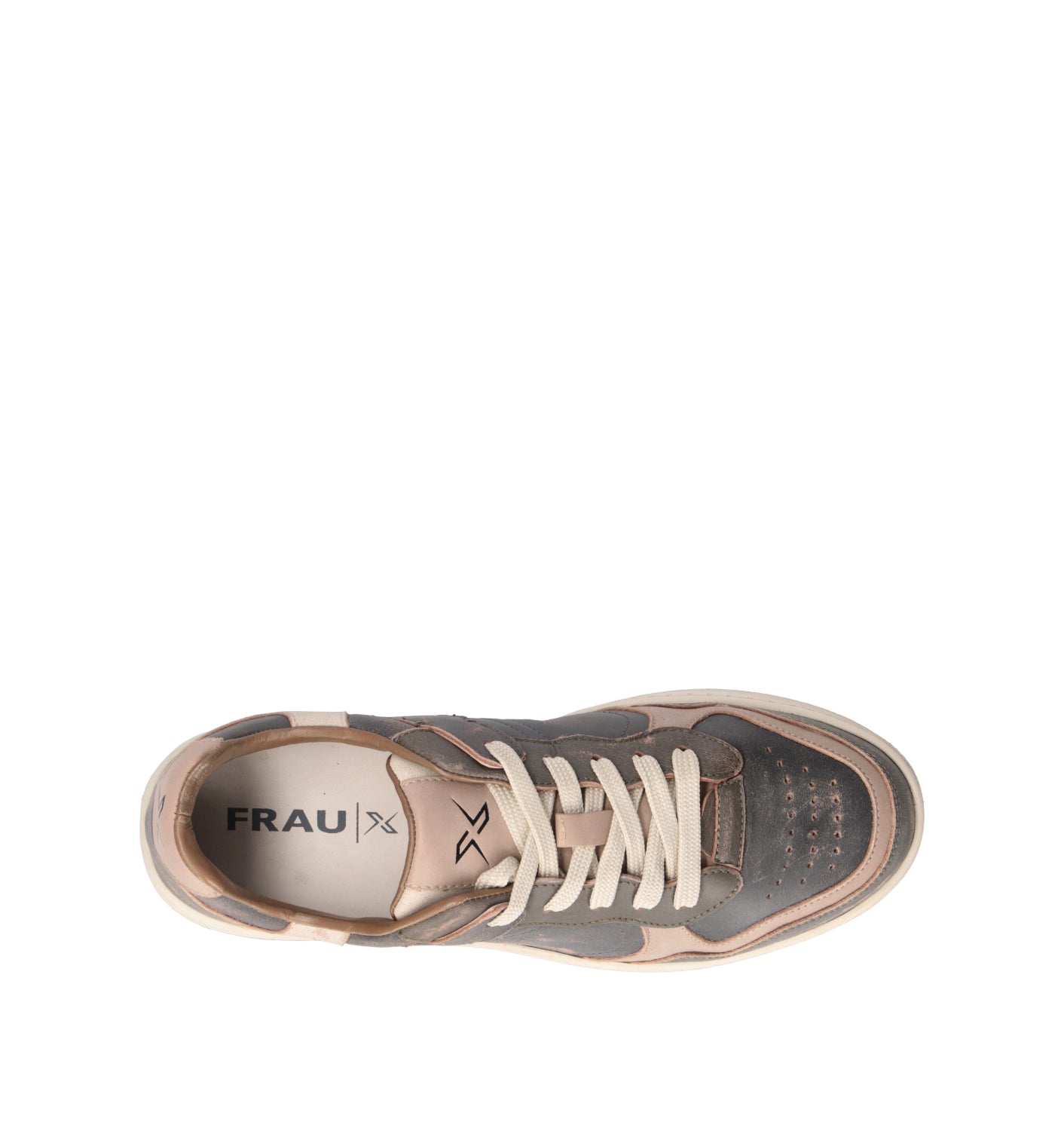 FRAU Sneaker uomo khaki in pelle