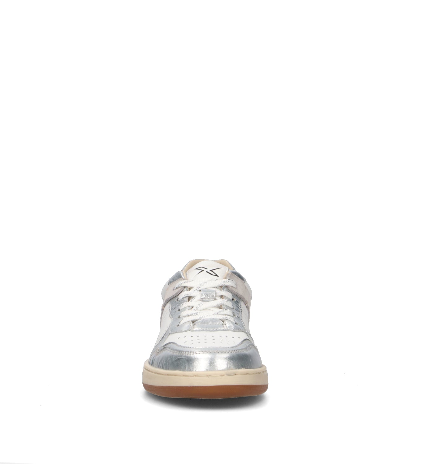 FRAU Sneaker donna bianca/argento in pelle