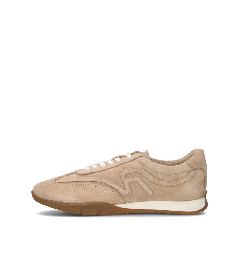 FRAU Sneaker donna beige in suede