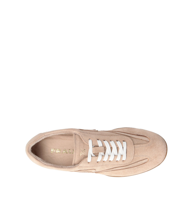 FRAU Sneaker donna beige in suede