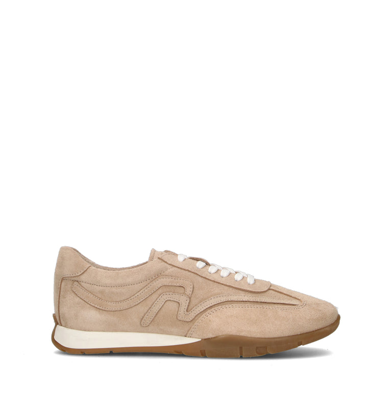 FRAU Sneaker donna beige in suede