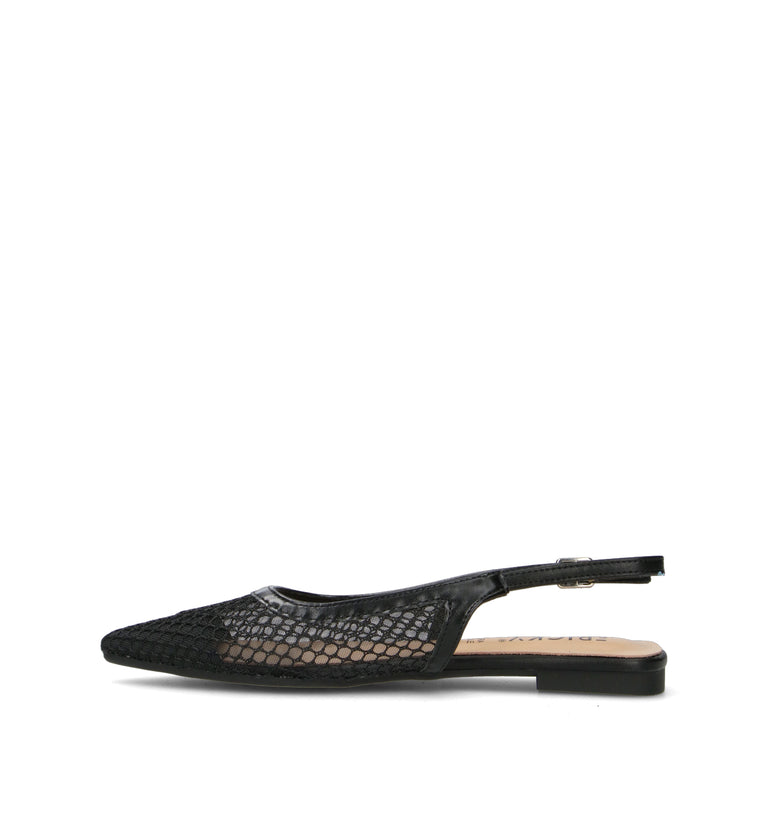 FRICKY Slingback donna nera