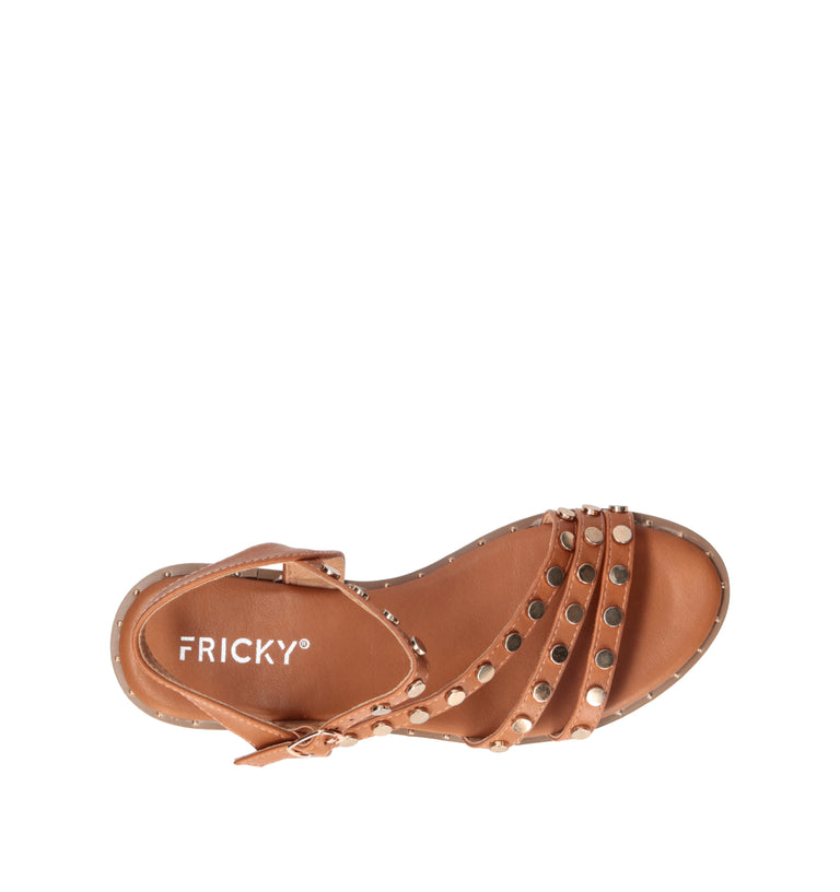FRICKY Sandalo donna cammello