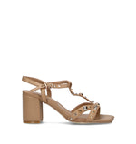 APEPAZZA Sandalo donna cognac in pelle