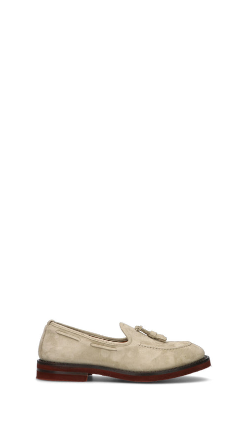 FABI Mocassino uomo grigio in suede