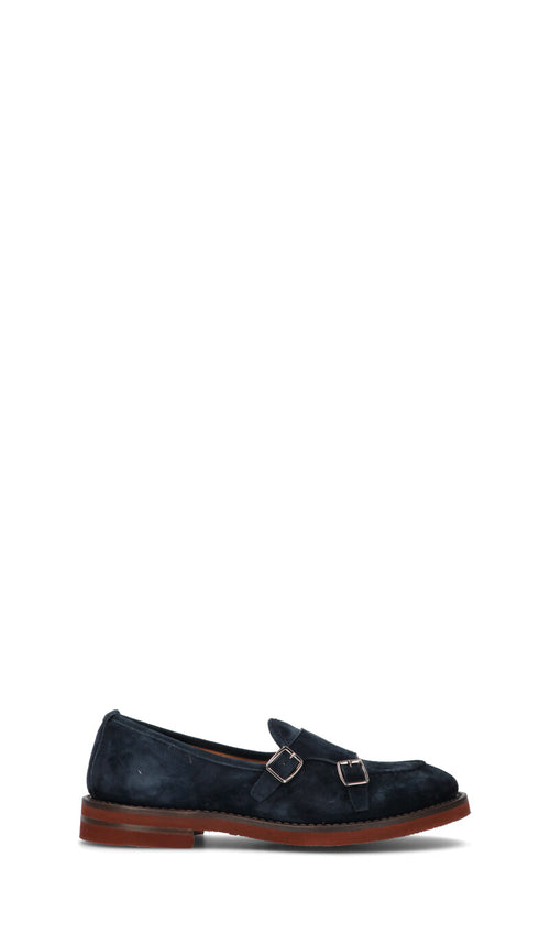 FABI Mocassino uomo blu in suede