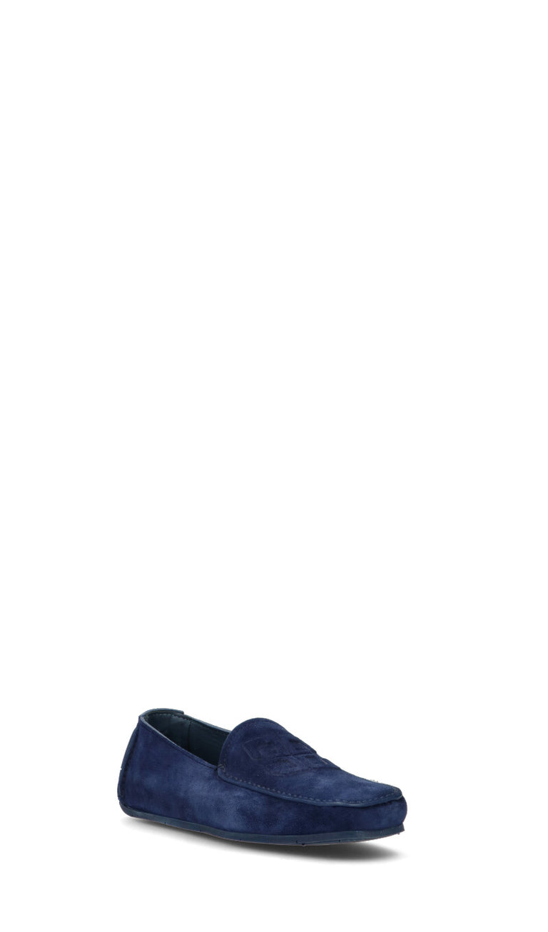 FABI Mocassino uomo blu in suede