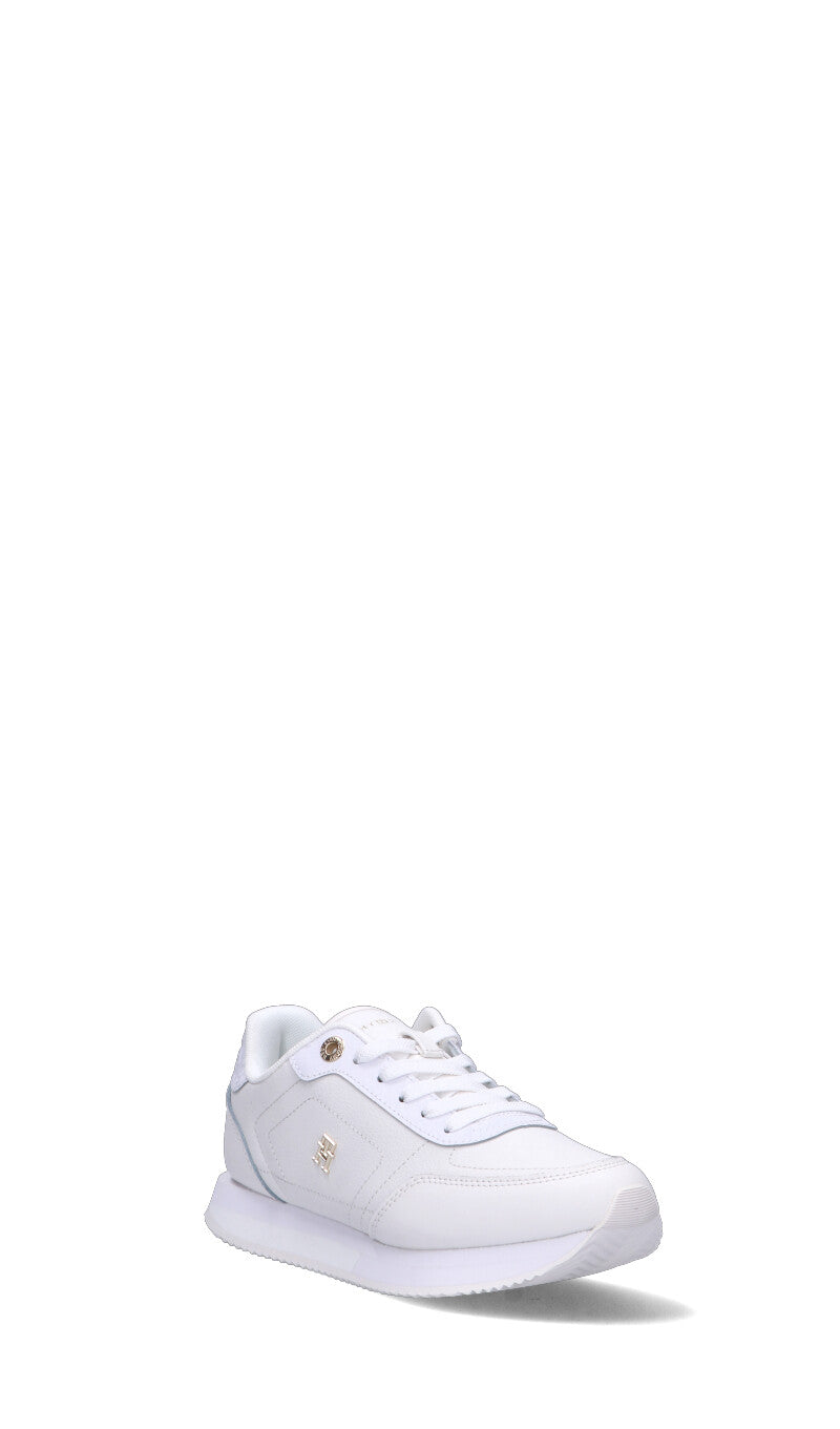 TOMMY HILFIGER Sneaker donna bianca in pelle
