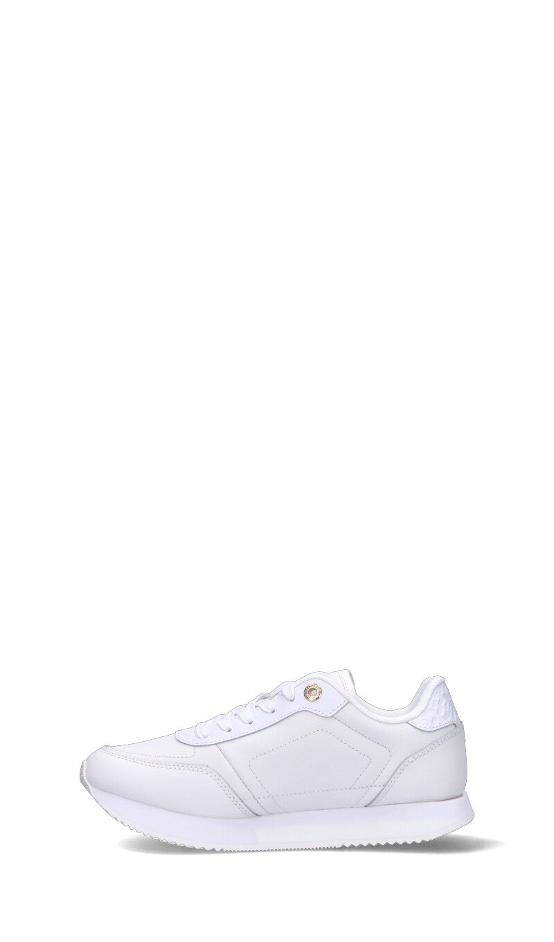 TOMMY HILFIGER Sneaker donna bianca in pelle