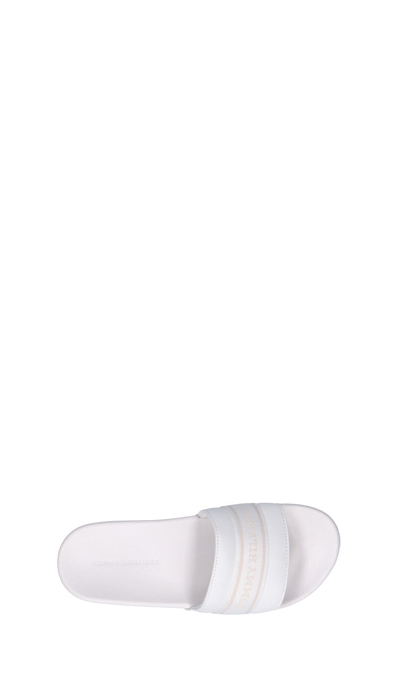 TOMMY HILFIGER Ciabatta donna bianca