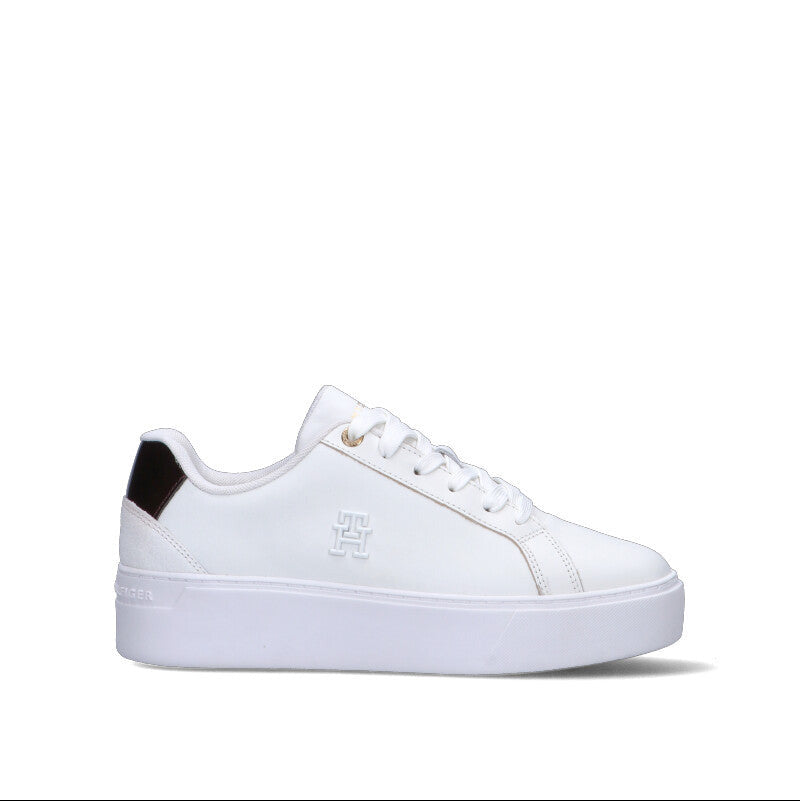 TOMMY HILFIGER Sneaker uomo bianca/nera in pelle