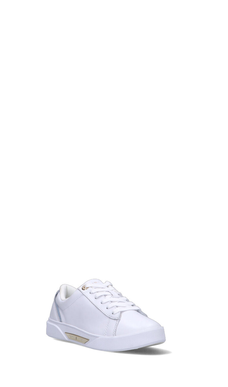 TOMMY HILFIGER Sneaker donna bianca in pelle