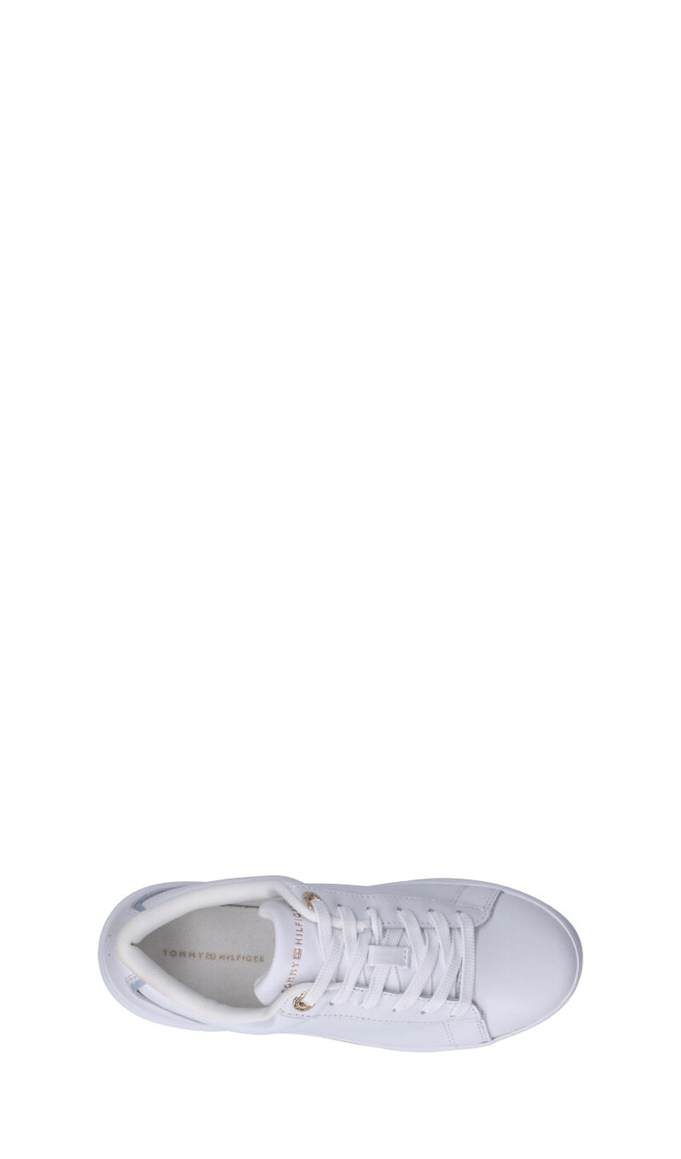 TOMMY HILFIGER Sneaker donna bianca in pelle