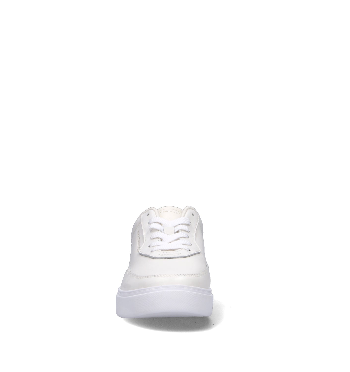 TOMMY HILFIGER Sneaker donna bianca/azzurra in pelle