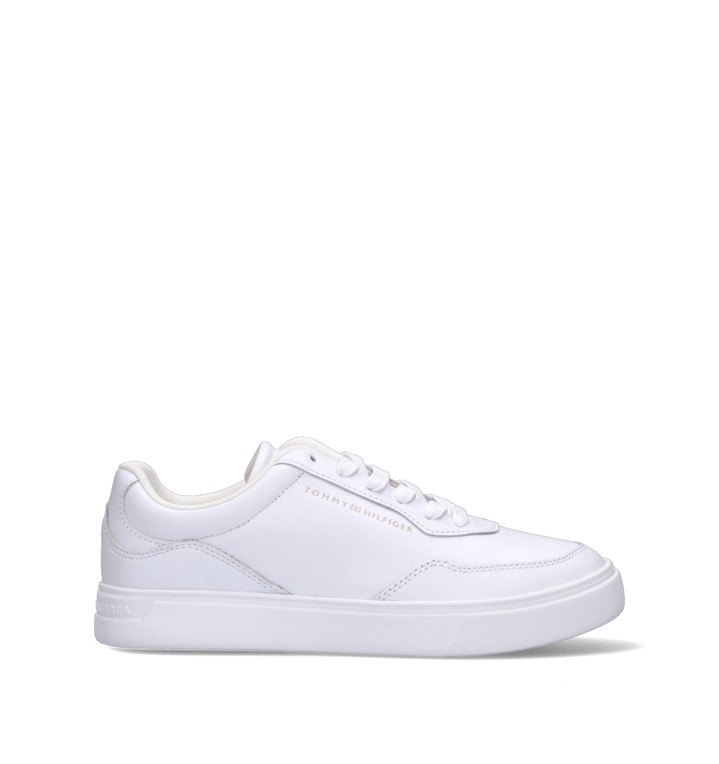 TOMMY HILFIGER Sneaker donna bianca in pelle