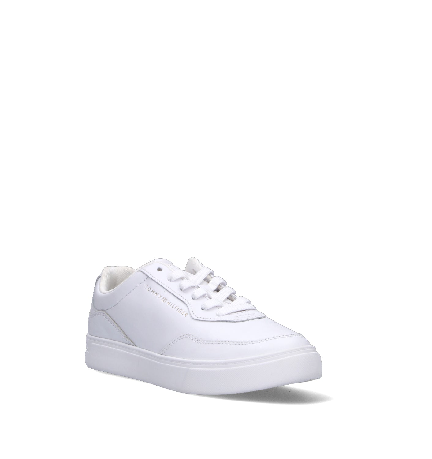 TOMMY HILFIGER Sneaker donna bianca in pelle