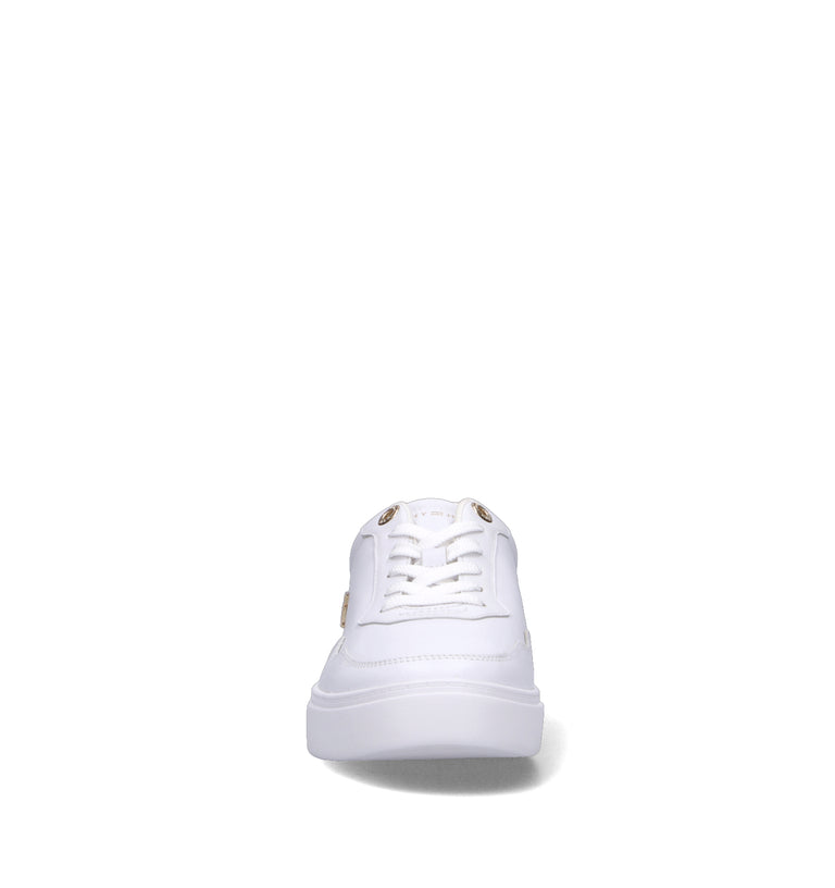 TOMMY HILFIGER Sneaker donna bianca in pelle