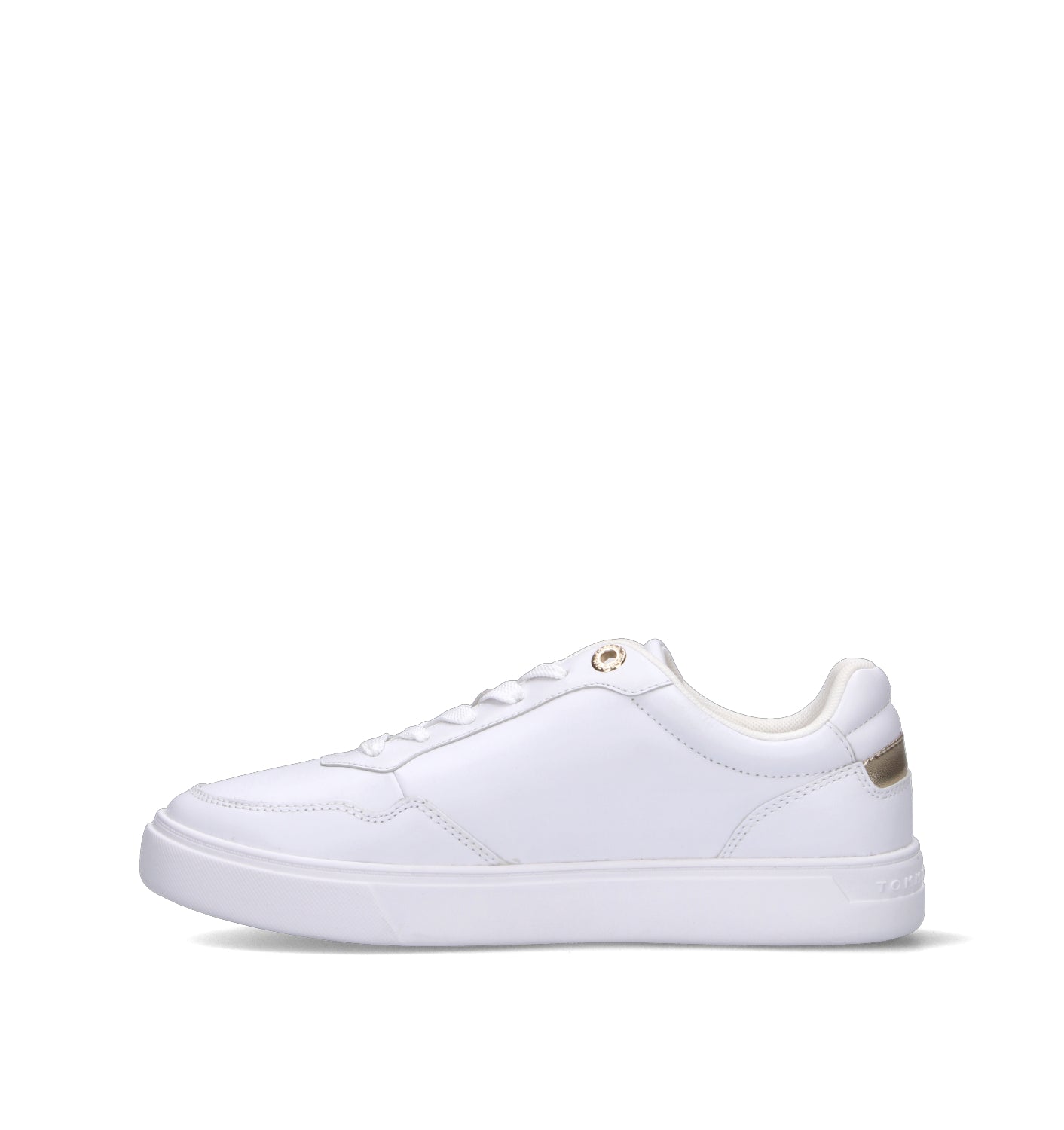 TOMMY HILFIGER Sneaker donna bianca in pelle