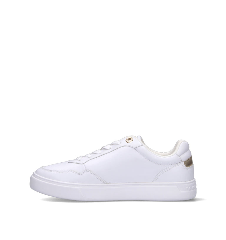 TOMMY HILFIGER Sneaker donna bianca in pelle
