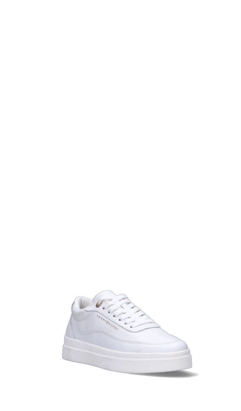 TOMMY HILFIGER Sneaker donna bianca in pelle