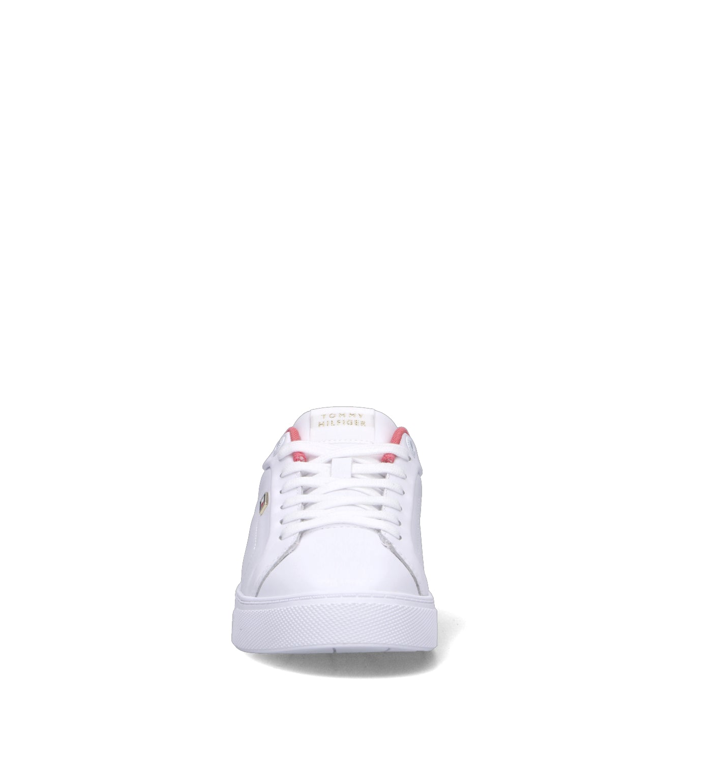 TOMMY HILFIGER Sneaker donna bianca in pelle