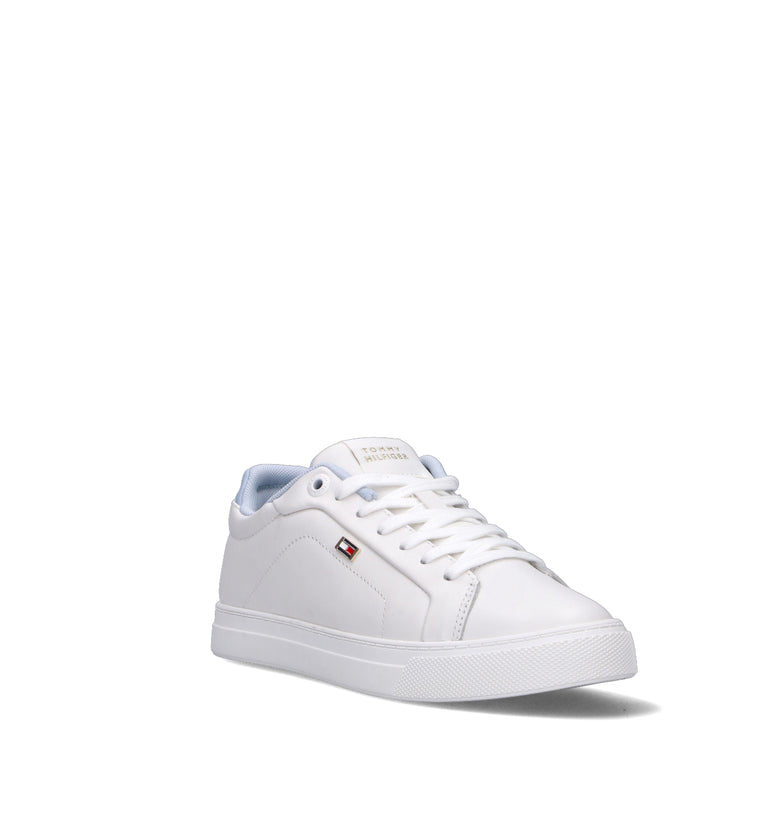 TOMMY HILFIGER Sneaker donna bianca in pelle