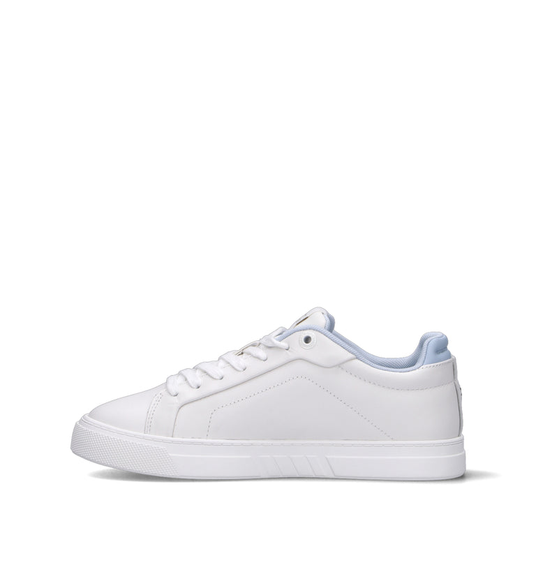 TOMMY HILFIGER Sneaker donna bianca in pelle
