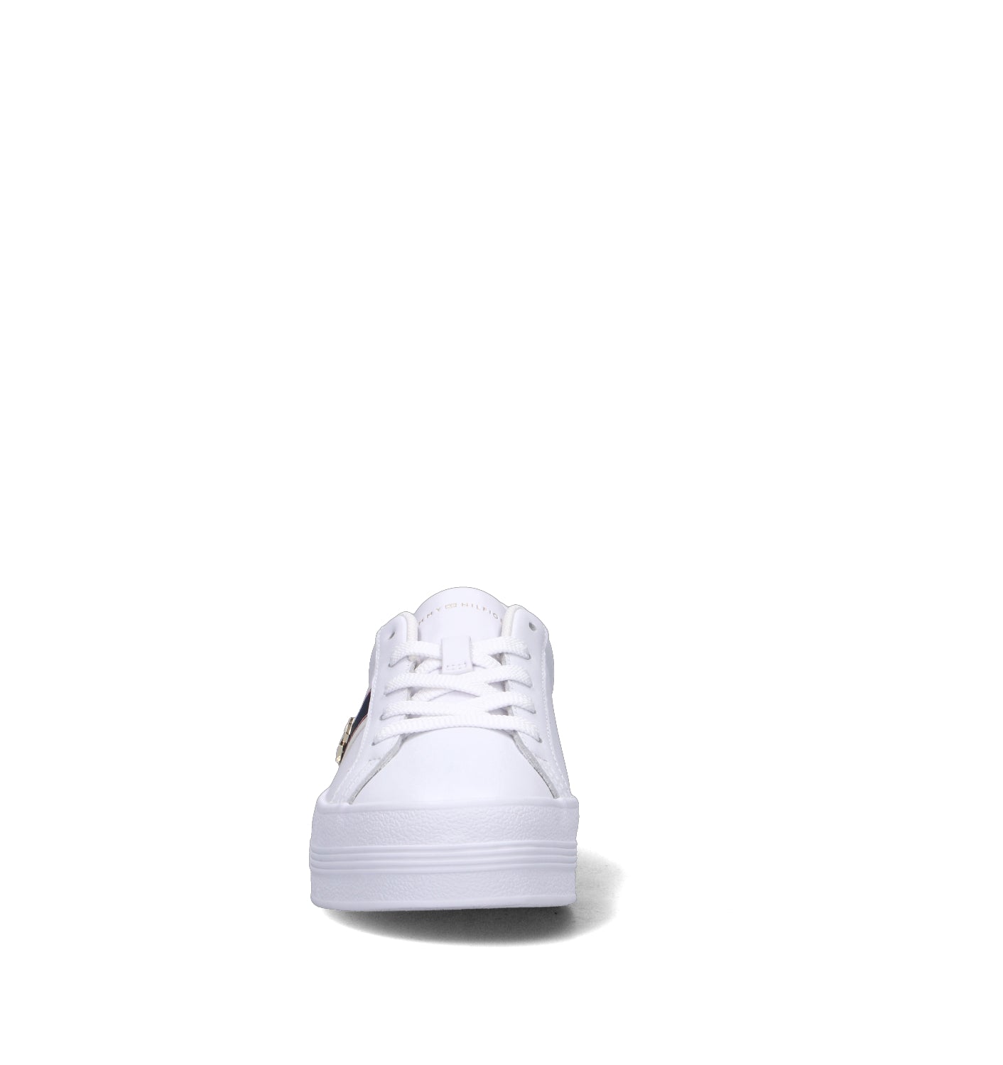 TOMMY HILFIGER Sneaker donna bianca in pelle