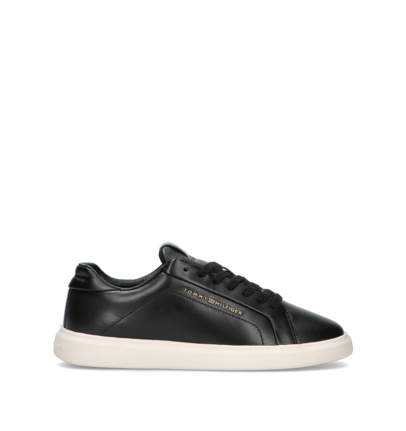 TOMMY HILFIGER Sneaker uomo nera in pelle