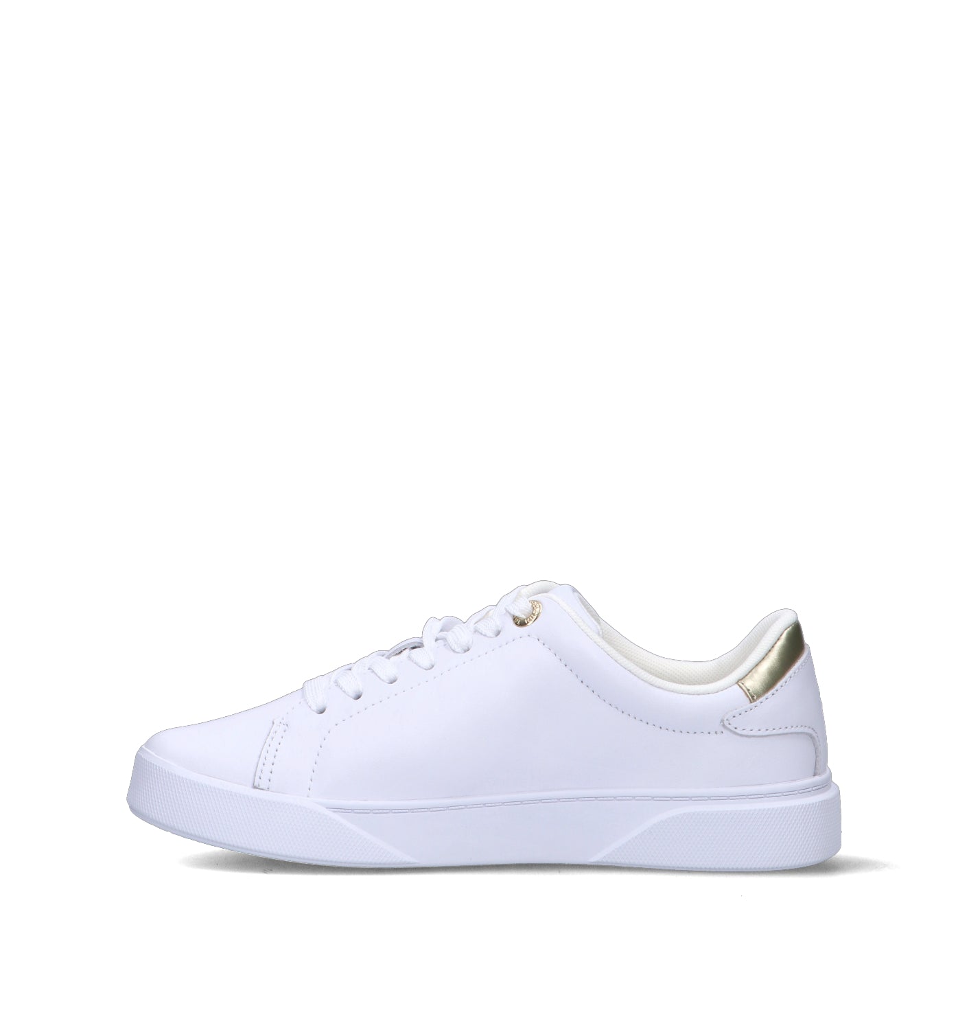 TOMMY HILFIGER Sneaker donna bianca in pelle