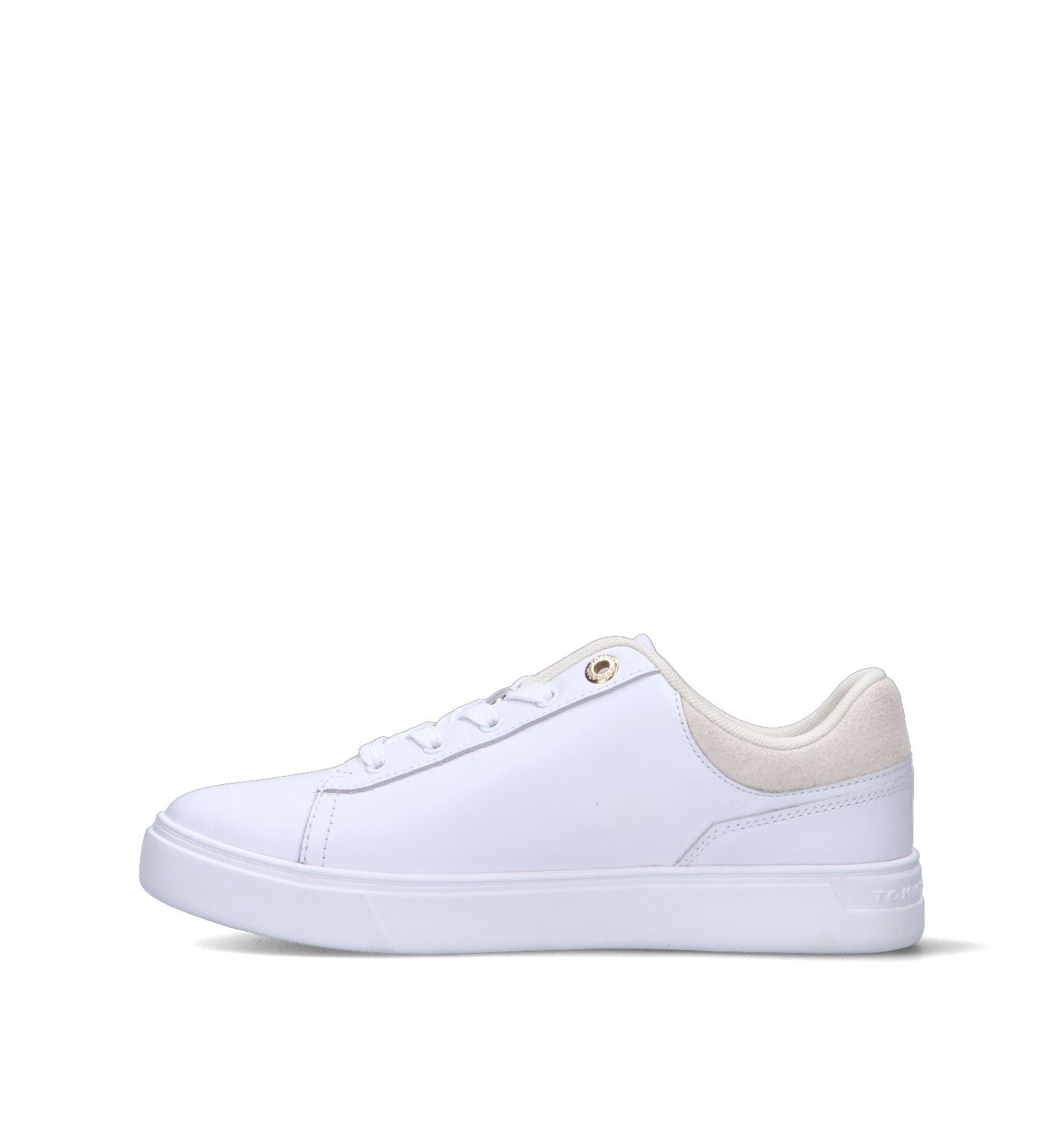 TOMMY HILFIGER Sneaker uomo bianca in pelle
