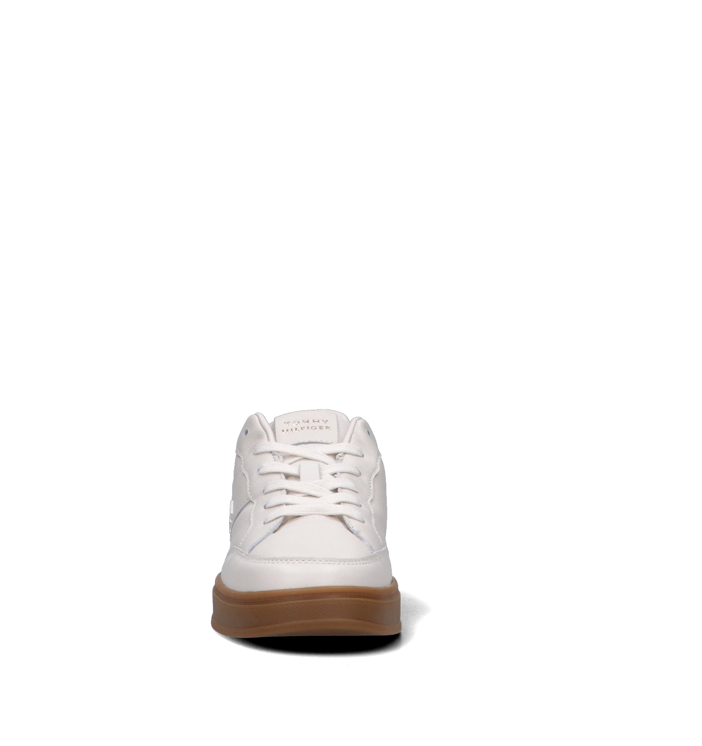 TOMMY HILFIGER Sneaker uomo panna in pelle
