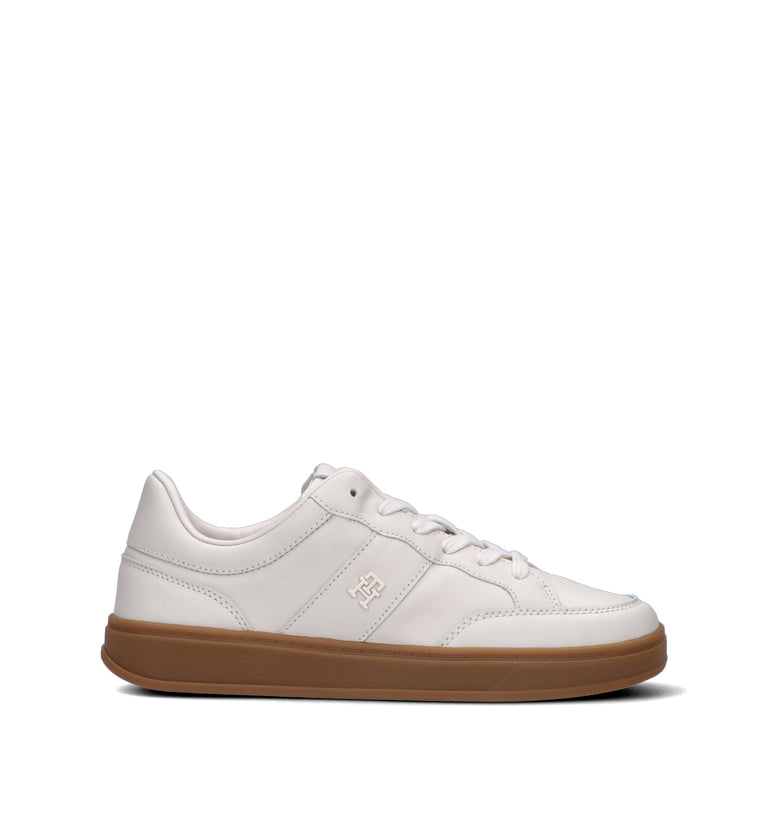 TOMMY HILFIGER Sneaker uomo panna in pelle