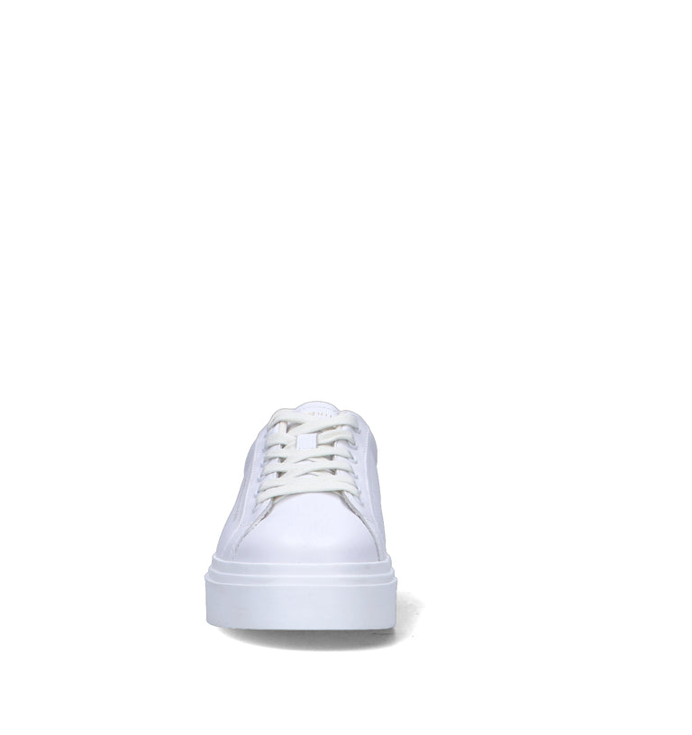 TOMMY HILFIGER Sneaker donna bianca in pelle